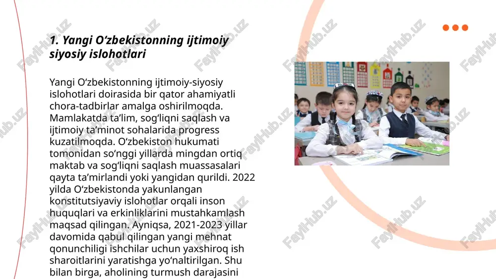yangi oʻzbekistonning ijtimoiy siyosiy islohotlari - Page 3