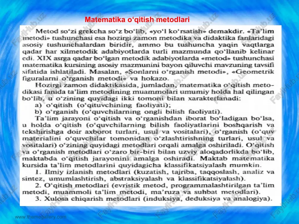 matematika metodlari m - Page 3