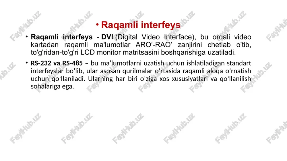 aloqa ning raqamli interfeysi - Page 3
