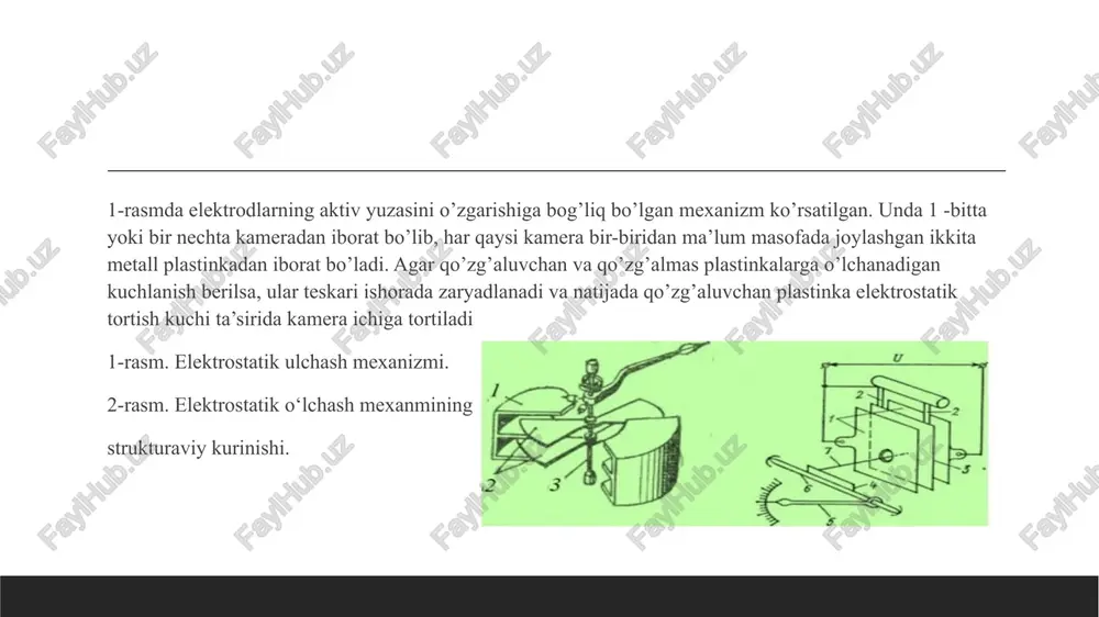 elektrostatik o‘lchash mexanizimi - Page 3