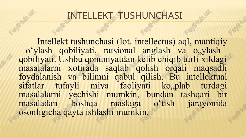 in.honda vakillarining aytishicha, bu qoida — faqat ijara, lekin sotish emas-ba'zan ularga muammo tug'diradi. misol uchun, asimoni namoyish qilish vaqtida hech kim arab shayxiga ega emas edi, muhandislar robotning printsipial ravishda sotilmasligini tushuntirish juda qiyin edi-hech qanday pul uchunasimo odamlarni ko'kragiga taqilgan maxsus kartalar bilan ajrata oladi. asimo zinapoyada qanday yurishni biladi. android andróid - inson kabi robot. bu so'z yunoncha andr-dan keladi, ya'ni "inson, erkak, erkak" va "o'xshash, " (eidos) degan ma'noni anglatuvchi "eides" qo'shimchasi. "star wars" eposidan droid robotining so'zi-jorj lukas "android"dan qisqartirish orqali qabul qilindi. intellektual texnologiyalarning axborot qo‘llanilishi. intellektual axborot texnologiyalari (iat) – bu siyosiy, iqtisodiy, ijtimoiy va texnik vaziyatlarni tahlil qilishda hamda boshqaruv yechimlarini sintez yordamlashuvchi qilishni tezlashtirishda insonga axborot texnologiyalaridir. iat amaliyotida quyidagi belgilar bilan xarakterlanuvchi muammoli sohaning belgilarini hisobga olinishini nazarda tutadi: · qaror qabul qilishning tezkorligi va sifati; · maqsadlarning noaniqligi va chegaralar; · muammoni hal qilishda ishtirok etuvchi sub‟ektlar jamlanmasi; · …