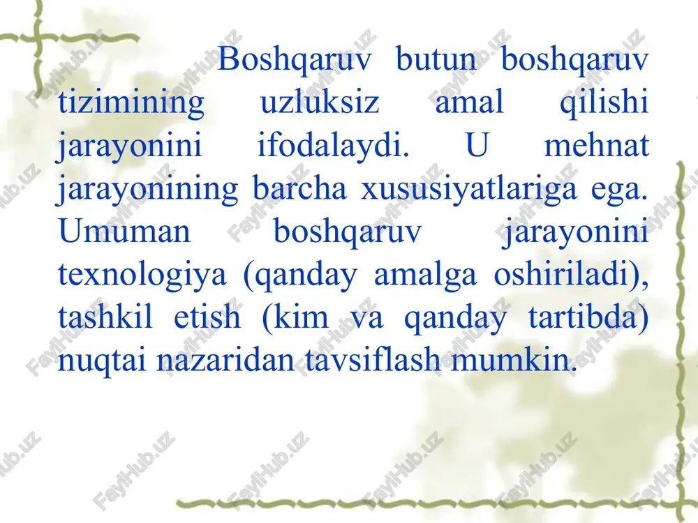 evolyutsiyasini tarixiy-pedagogik tadqiq qilish jarayonida tahlil predmeti boʻlib xizmat qilishi, ushbu boshqaruvning yetakchi paradigmasini kvalifikatsiya qilish funksiyasini bajarishi mumkin. shubhasiz, ularning har biri boshqaruvni shakllantirish jarayonida u yoki bu tarixiy bosqichda ma’lum foyda keltirgan. ta'lim sohasida amalga oshirilayotgan islohotlarning asosiy qismini, albatta, oliy ta'lim tizimidagi islohotlar tashkil etadi. xususan, o'zbekiston respublikasida oliy ta'limni tizimli isloh qilishning ustuvor yo'nalishlarini belgilash, mustaqil fikrlaydigan yuqori malakali kadrlar tayyorlash jarayonini sifat jihatidan yangi bosqichga ko'tarish, oliy ta'limni modernizatsiya qilish, ilg'or ta'lim texnologiyalariga asoslangan holda ijtimoiy soha va iqtisodiyot tarmoqlarini rivojlantirish maqsadida davlatimiz rahbarining 2019 yil 8 oktyabrdagi farmoni bilan tasdiqlangan o'zbekiston respublikasi oliy ta'lim tizimini 2030 yilgacha rivojlantirish kontseptsiyasi sohadagi yangi islohotlar uchun debocha vazifasini bajarib bermoqda. ushbu hujjatga intellektual taraqqiyotni jadallashtirish, raqobatbardosh kadrlar tayyorlash, ilmiy va innovatsion faoliyatni samarali tashkil etish hamda xalqaro hamkorlikni mustahkamlash maqsadida fan, ta'lim va ishlab chiqarish integratsiyasini rivojlantirish singari vazifalar asos qilib olindi. strategik menejment sohasidagi ishlarni tahlil …