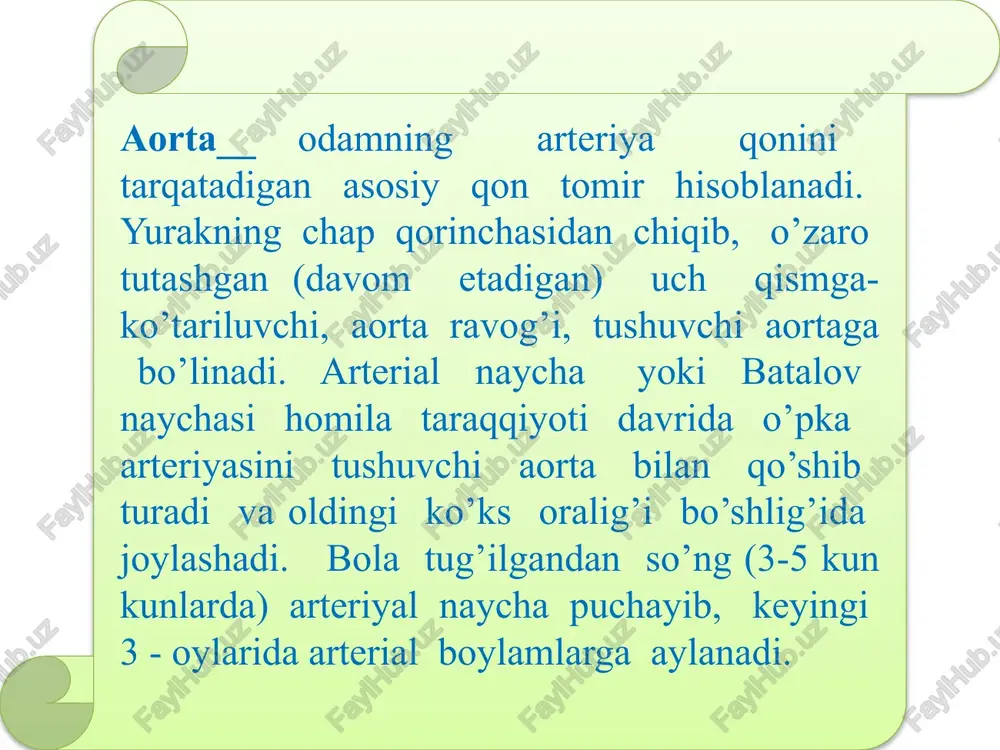 , vaqtincha qon aylanishida ishtirok etmasligi va kerak bo’lganda ochilib, qon aylanishiga qo'shilishi mumkin. modda almashish faqat qondan to'qimalar tomoniga bo'lib qolmasdan, balki aks tarafga qarab ham harakat qiladi. buning uchun kapillar devorini tashkil etgan endoteliy hujayralari orasida mikroskopik tirqishlar bo'ladi. ichak, buyrak, endokrin bezlarining kapillar devoridagi tirqishlar 10 nm dan, 4 nm gacha bo'ladi, lekin bosh miya, yurak, mushaklar, o'pka, teri, biriktiruvchi to'qimalardagi kapillar devorida tirqishlar uchramaydi yoki juda kichik (10 nm gacha) ko'rsatkichga ega. bu hollarda modda almashinuvi osmotik bosim farqi va fizikaviy-biokimyoviy hodisa asosida bajariladi. aksincha, jigar, taloq, suyakning ilik qismida kapillarlar devoridagi tirqishlar 100 nm dan oshadi. venoz qon tomirlari bajaradigan vazifalar: 1. to'qimalarda modda almashinuvi natijasida hosil bo‘lgan chiqindi moddalarni a ’zolardan olib chiqib ketadi. 2. hazm a ’zolarida so‘rilgan ozuqa moddalarni ana shu a ’zolar nomidagi venalar orqali darvoza venasiga yig'ib, jigarga olib kiradi va jigar venasi orqali pastki kavak venaga (umumiy qon aylanishiga) …