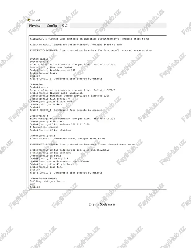 telnet va ssh protokollarini o'rganish - Page 3