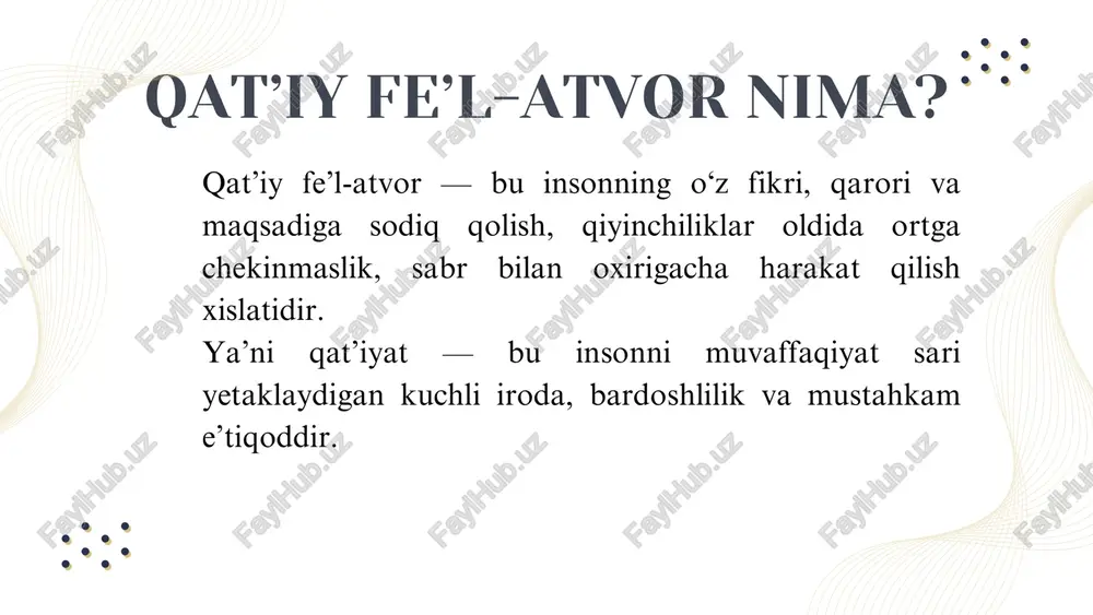 qat'iy fe'l-atvorning muhimligi - Page 3