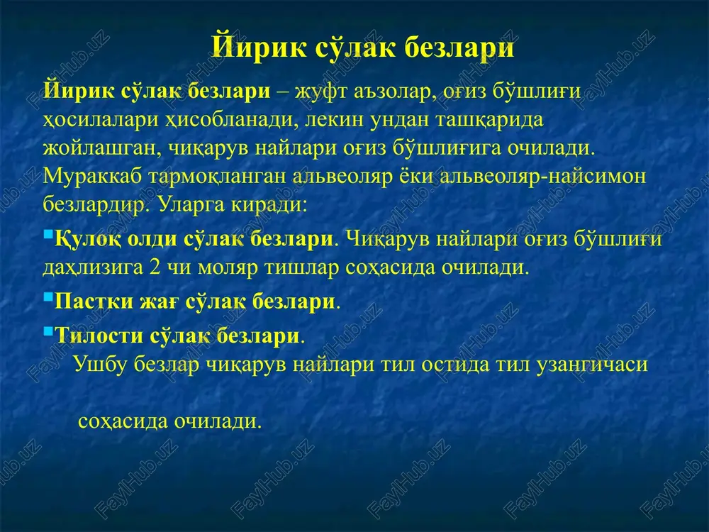 yirik so'lak bezlari - Page 3