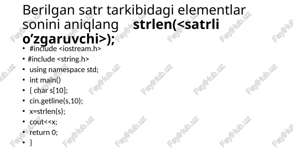 c++ dasturlashtilida belgilaturlar - Page 3