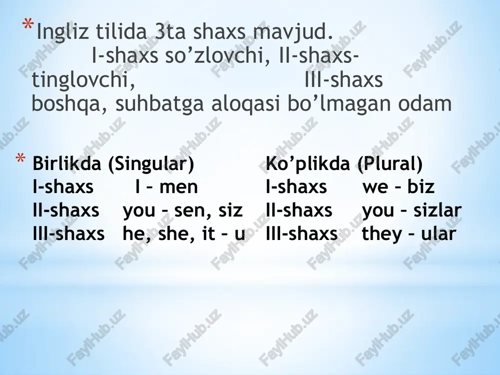 ona tili personal pronounlari - Page 3