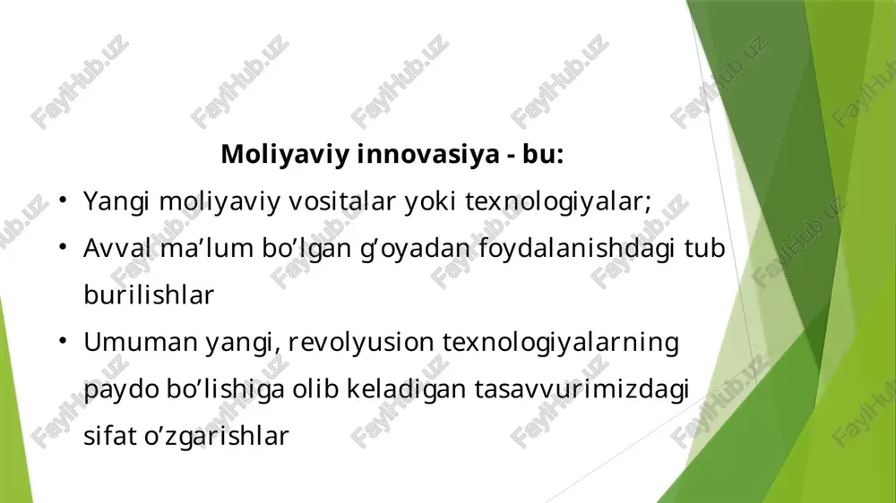 moliyaviy innovatsiyalar - Page 3