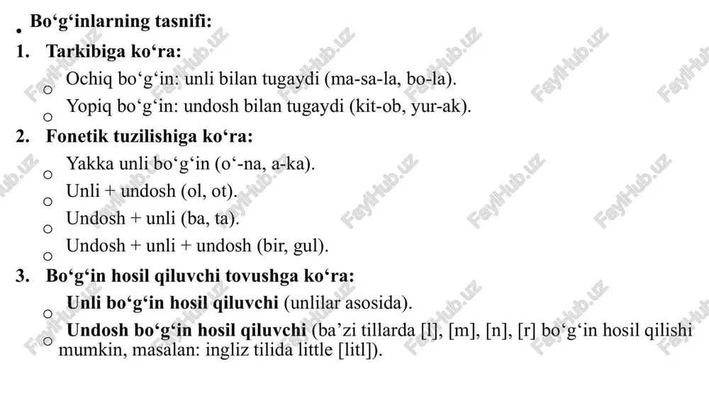 bo‘g‘in. urg‘u. intonatsiya - Page 3