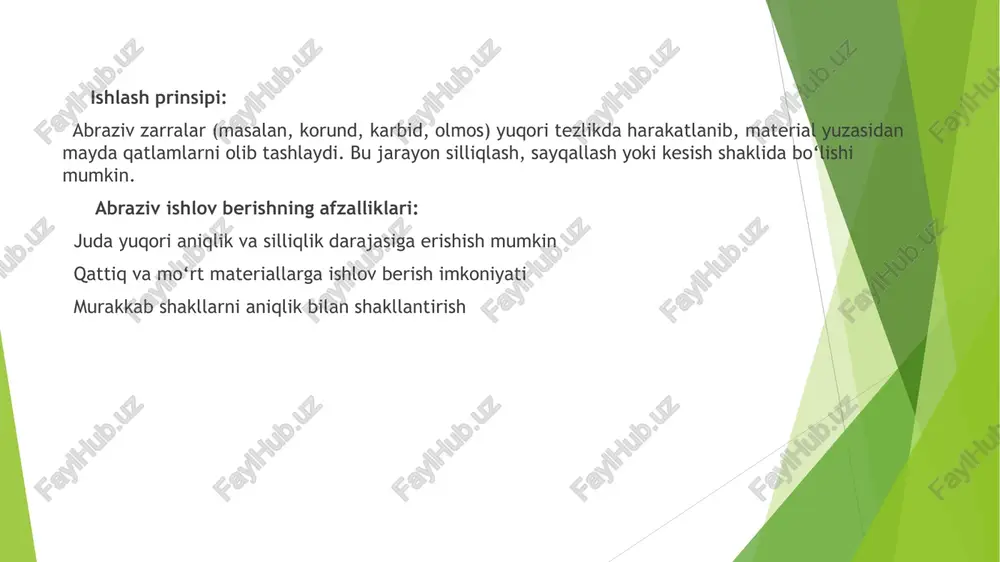 abraziv ishlov berish - Page 3