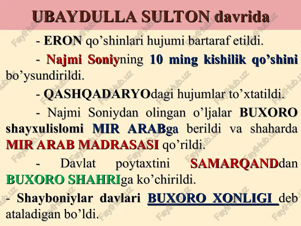 qo’qon,an- dijon, naman- gan, mar- g’ilon, o’sh ashxobod, krasnovodsk, marv, tajan, mang’ishloq