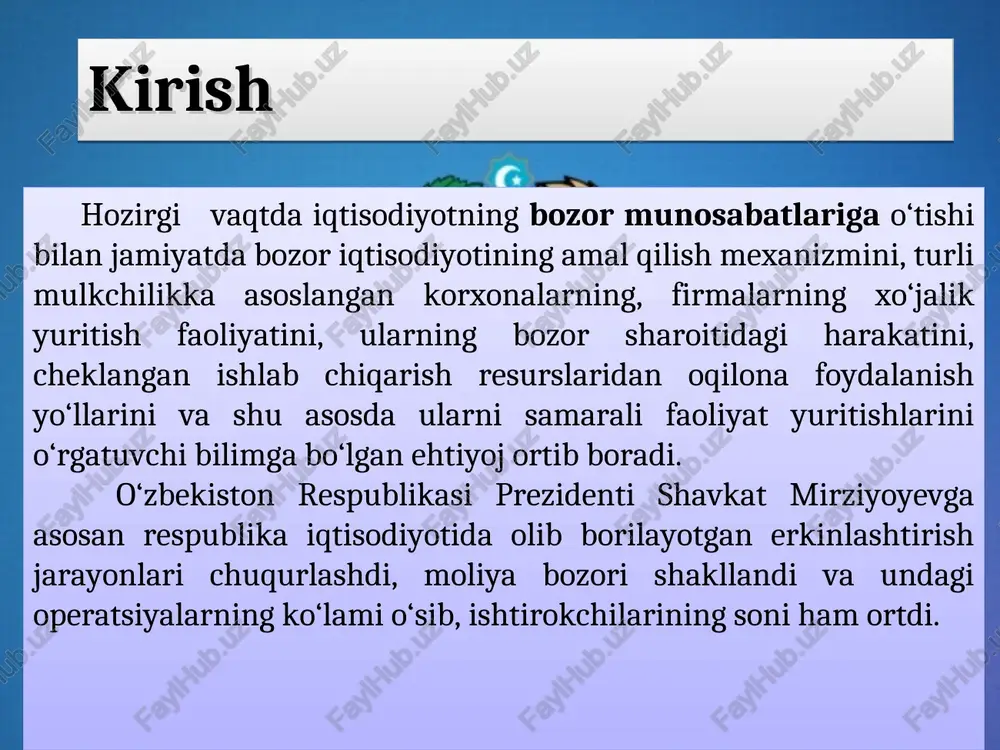 ay narxki, bunda talab hajmi har doim taklif hajmiga teng va bu hajm muvozanatli hajm deb ataladi. muvozanat nuqtasida pe = pd = ps bu erda, pe – muvozanatli narx; pd – talab narxi; ps – taklif narxi. muvozanatli narxda qe = qs = qd bu erda, qe – muvozanatli hajm; qs – taklif hajmi; qd – talab hajmi. . muvozanatlik turlari laxzalik yoki bir zumlik muvozanatlik — taklif qilingan tovarlar doimiy miqdorni tashkil qilganda, asosan, narx o'sishi hisobiga ro'y beradi. uzoq davrli muvozanatlik. ishlab chiqarishni qayta qurollantirish, yangilash va qo'shimcha quvvatlarni vujudga keltirish kabi o'zgarishlar uzoq vaqtni tashkil qiladigan omillardan foydalanishni taqozo qiladi. bu davrda yangi korxonalar ham vujudga kelib, faoliyat qila boshlaydi. natijada taklif ko'payadi va narx pasayadi. qisqa muddatli muvozanatlikka ishlab chiqarish hajmi (taklif)ii vaqtinchalik amal qiluvchi omillardan foydalanish asosida ko'paytirish orqali erishiladi. bundam omillarga ish vaqtidan tashqari dam olish va bayram kunlari ishlash, ish smenasini kupaytirish …