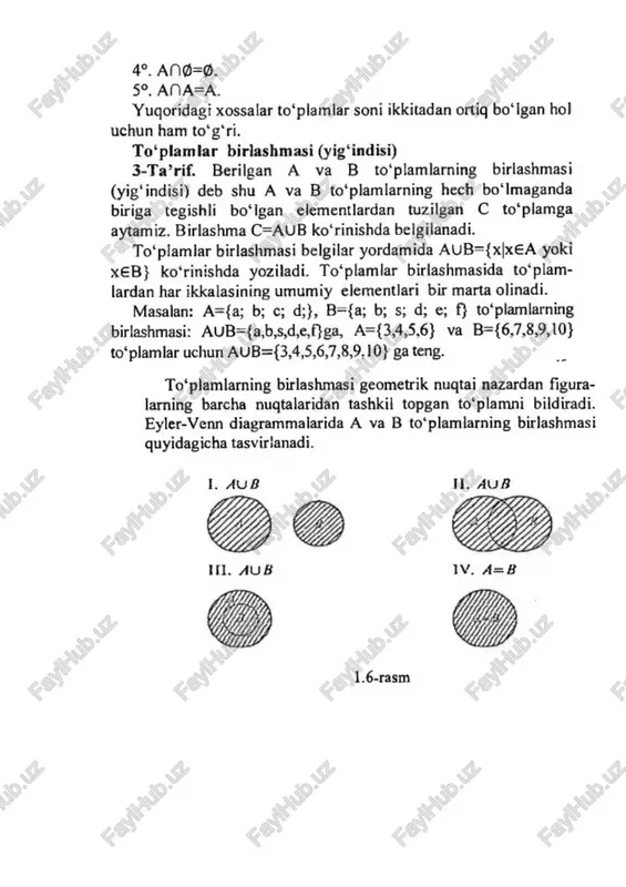 to’plamlar va ular ustida amallar - Page 3