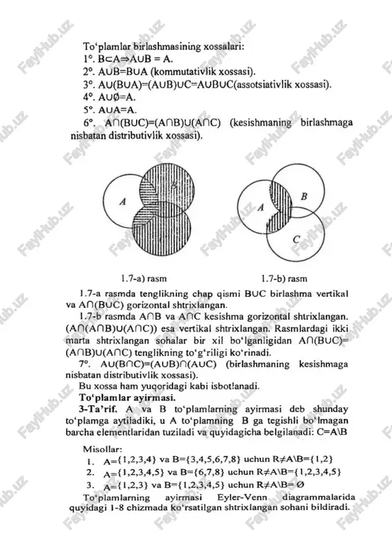 to’plamlar va ular ustida amallar - Page 3