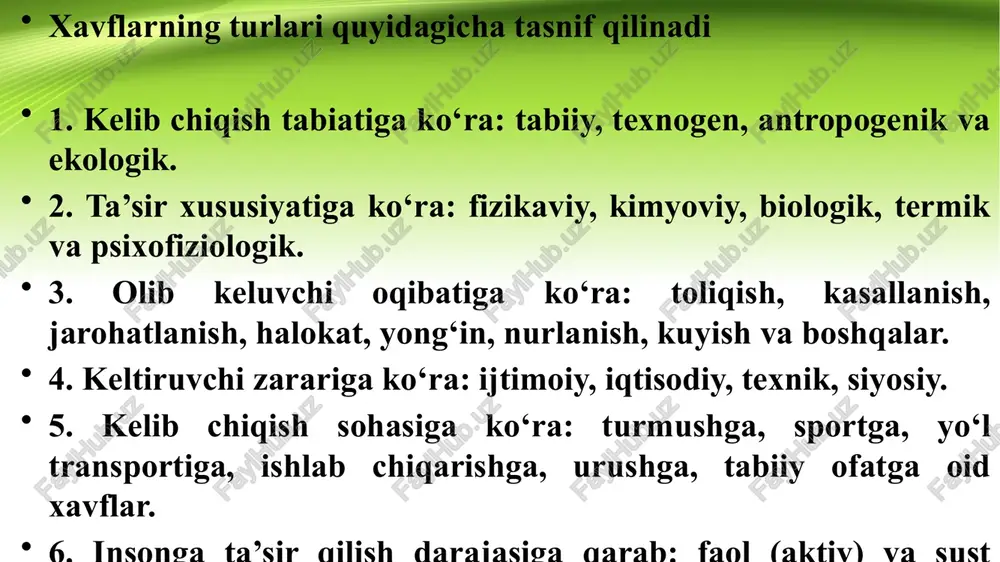 q 1 : (s pol : s derazaning oynalangan qismi). kasalxona palatalari uchun yok 1:5, 1:6 nisbatda bulishi kerak. xonalarning tabiiy yoritilish xolatini baxolashda quyidagi asosiy ko’rsatkichlardan foydalaniladi: yorug’lik koeffitsienti (yok) - qoida bo’yicha u dpm loyihalashtirishda juda muxim, tabiiy yoritilganlik koeffitsienti (tyok), xamda ishchi yuzalarga yorug’likning tushish burchagi. tyok - bu xona ichidagi yoritilganlikning bir vaqtning o’zidagi tashqaridagi yoritilganlikka bo’lgan nisbat bo’lib, foizlarda ifodalanadi (%%). tyok q (eichki : etashqi) x 100%. kasalxona palatalari uchun tyok 1,5% dan kam bo’lmasligi kerak. sun'iy yoritilish amalda kasalxonadagi barcha xonalar uchun zarurdir, uni ta'minlash uchun turli xildagi elektr chiroqlari (lampa) dan foydalaniladi. bunday chiroqlarning asosiy turlari quyidagilardir: cho’g’lanuvchi lampalar va lyuministsentli lampalar. aytish lozimki, davolash muassasalarida rang beruvchi yoki rangli lampalardan umumiy maqsadlar uchun foydalanish mumkin emas, chunki ular rangni qabul qilish sezgisini o’zgartirishi mumkin va u kasallikka tashxis qo’yishni qiyinlashtiradi va bemorlarning xolatini nazorat qilishni murakkablashtiradi. kasalxona xonalarini yoritishda eng ko’p …