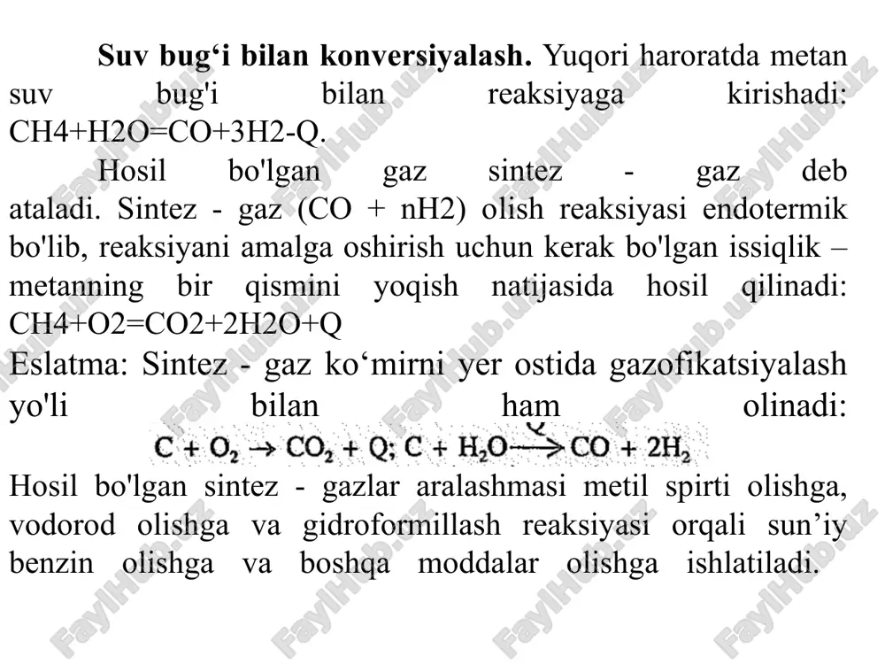 ash sanoat miqyosida olib boriladi. hamma alkanlar xlorlanadi va bromlanadi. xlorlash mahsulotlari bo'lgan ch3cl, metilen xlorid, xloroform, ccl4 keng ishlatiladi. to'yingan uglevodorodlarni yodlash amalda mumkin emas. biroq ularni to'g'ridan-to'g'ri ftorlash mumkin. image1.png image2.png image3.png image4.png image5.png image6.png /docprops/thumbnail.jpeg
