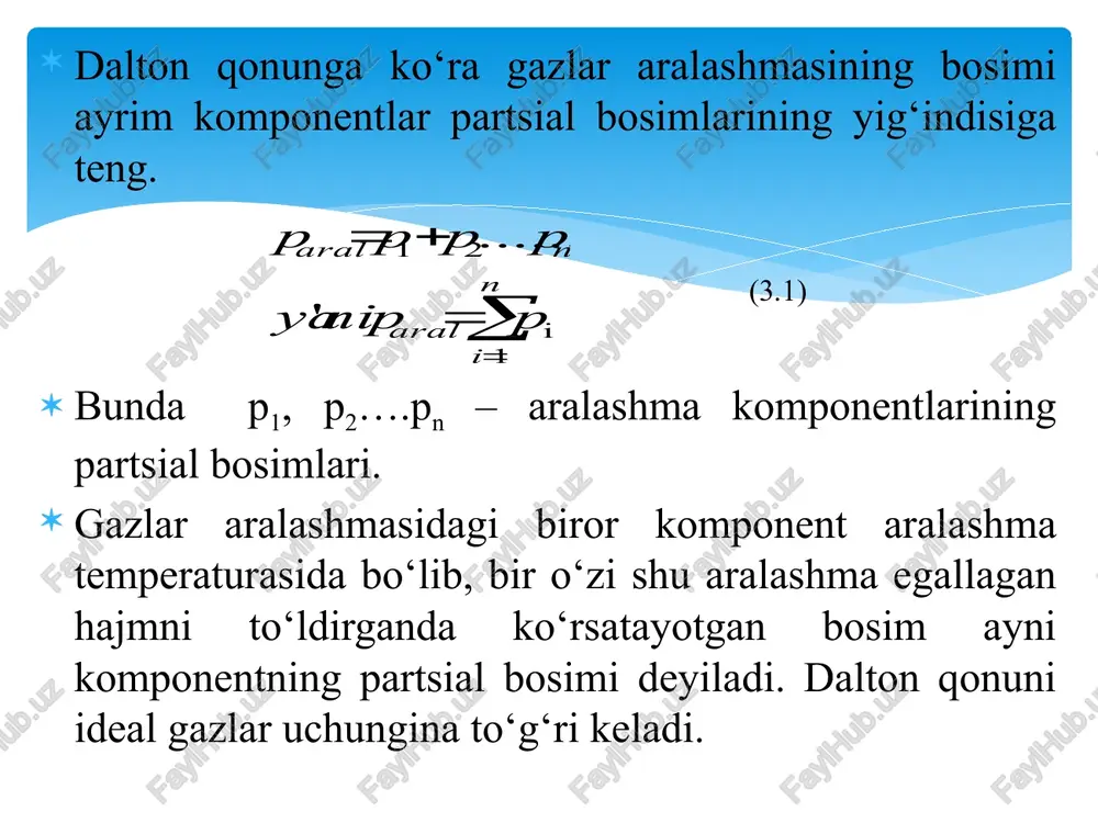 ) k kmol j r m mr i i    8314   i i r   ( 3.14 )   ) / ( / 1 i i r   ( 3.15 ) ) / ( / 1   i i r r r ( 3.16 )   i i m r r / 8314 ( 3.17 ) /docprops/thumbnail.jpeg