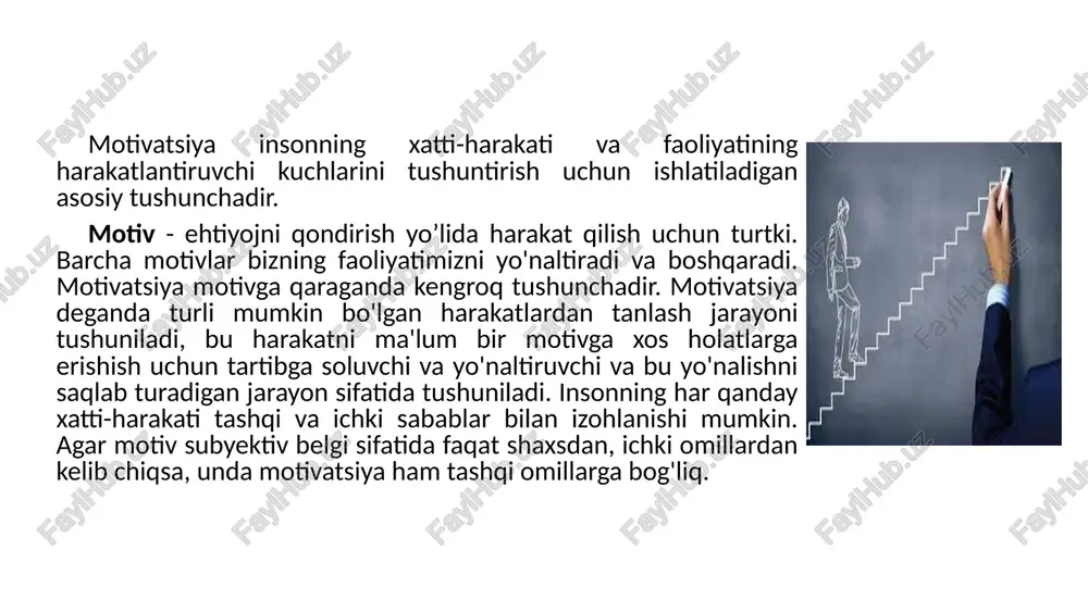 rognoz" ekstremal vaziyatlarda ishlashga mos keladigan odamlarni tanlashda tavsiya etiladi. 84 ta savollardan iborat. javoblar: ha va yo'q. natijalar neyropsik barqarorlik ko'lami bilan bog'liq hissiy zo'riqish aqliy va psixomotor jarayonlar barqarorligining vaqtincha pasayishi bilan tavsiflanadi, bu o'z navbatida turli xil sezilarli vegetativ reaksiyalar va hissiyotlarning tashqi ko'rinishlari bilan birga keladi. u shaxsning motivatsion, hissiy, irodaviy, intellektual sohalariga juda kuchli ta'sirlar bilan bog'liq holda paydo bo'ladi va rivojlanadi. insonda zo'riqishning rivojlanish tezligi va darajasi ko'p jihatdan individual psixologik xususiyatlar, xususan, hissiy barqarorlik va shaxsiy tashvish darajasi, hissiy ta'sirlarga dosh berish qobiliyati, bu ta'sirlarning individual va shaxsiy ahamiyati va uning boshlang'ich darajasi bilan belgilanadi. psixo-emotsional stress va uning manbalarini ekspress diagnostika qilish metodikasi quyidagi shkalalardan iborat: 1. salomatlikni o'z-o'zini baholash shkalasi; 5. o.s.koninaning asosiy hayotiy ehtiyojlarini qondirish ko'lami; 6. asosiy ijtimoiy-demografik ko'rsatkichlar so'rovnomasi. 2. 3. 4. psixosotsial stress shkalasi l.rieder; o.s.kopinaning umumiy hayotdan qoniqish ko'lami; o.s.kopinaning yashash sharoitlaridan qoniqish ko'lami; san anketasi …