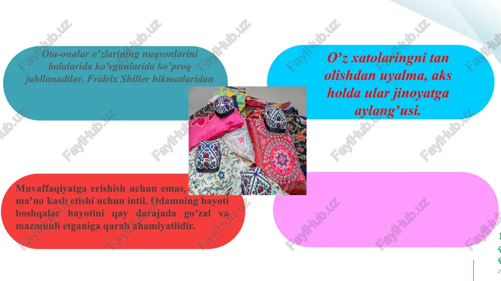 bo‘lishi mumkin emas), berilgan baho ijobiy bo‘lishi ham, salbiy bo‘lishi ham mumkin. baholash. aksiologiyaning asosiy kategoriyalari qatoriga qadriyat bilan bir qatorda hajman juda keng tushuncha – «baholash» ham kiradi. baholash – buyumning inson faoliyati, uning ehtiyojlarini qondirish uchun ahamiyatini anglab etish vositasi. «qadriyat» tushunchasining falsafiy mazmuni nimada? ehtiyojlar va qadriyatlar dinamikasi. ehtiyojlar — organizm, inson shaxsi, ijtimoiy guruh, umuman jamiyatning hayot faoliyatini saqlab turish uchun zarur boʻlgan narsalarga talab, muhtojlik. nazariy va amaliy iqtisodiyotning fundamental kategoriyalaridan biri. tarixan ehtiyojlar oʻsib boradi, ular xilmaxil, oʻzgaruvchan, tuzilmaviy oʻzgarishlarga uchrab turadi.ehtiyojlar tizimida iqtisodiy ehtiyojlar asosiy oʻrinda turadi. iqtisodiy ehtiyojlarni ham ularni roʻyobga chiqaradigan subyektlariga qarab tasniflash mumkin (shaxsiy — yakka, jamoa va ijtimoiy — umumiy.). inson ehtiyojlari uning hayotini,xususan jismoniy, aqliy, ma’naviy, ishlab chiqarishga doir, oilaviy hayotni saqlash yoki o‘zgartirish zaruriyatining ifodasi sifatida vujudga keladi ijtimoiy munosabatlar majmuining murakkablashuvi va differensiatsiyalanishi, moddiy va ma’naviy hayotning o‘z me’yorlari va qadriyatlari bilan rivojlanishi, inson ma’naviy …