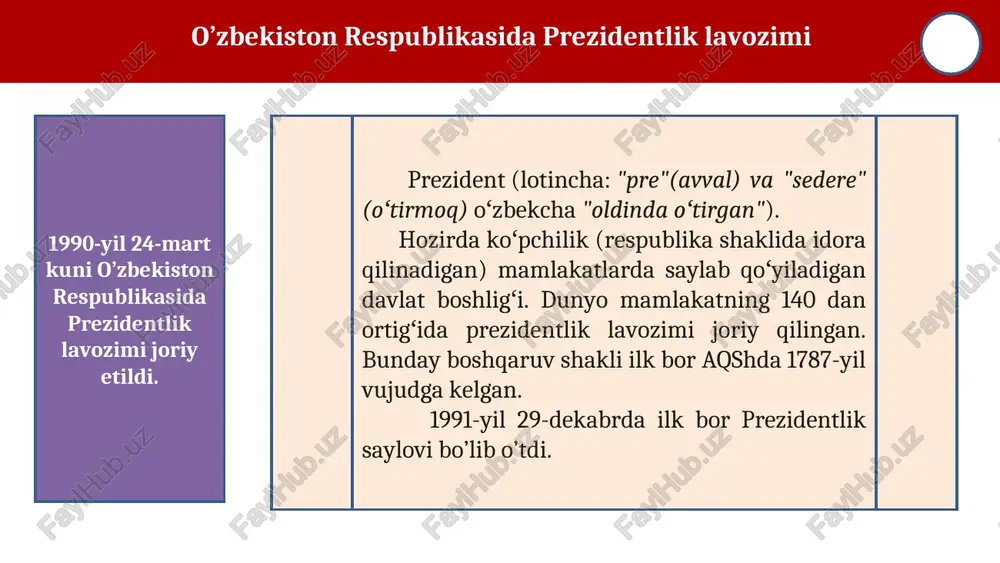 tlari yangilandi va amaldagi prezident qayta saylandi. sh.m.mirziyoyev oilali, ikki qiz, bir o‘g‘li, olti nafar nabirasi bor. rafiqasi z.m. mirziyoyeva – mutaxassisligi bo‘yicha muhandis-iqtisodchi. 2017 – 2021 yillarda amalga oshirilgan harakatlar strategiyasining mazmun va mohiyati. 2022 — 2026 yillarga mo‘ljallangan yangi o‘zbekistonning taraqqiyot strategiyasi i. inson qadrini yuksaltirish va erkin fuqarolik jamiyatini yanada rivojlantirish orqali xalqparvar davlat barpo etish 1-12 maqsadlar 1-maqsad: mahalla instituti faoliyatining samaradorligini oshirish, uni jamoatchilik boshqaruvi va nazoratining tayanch bo‘g‘iniga aylantirish. ii. mamlakatimizda adolat va qonun ustuvorligi tamoyillarini taraqqiyotning eng asosiy va zarur shartiga aylantirish 13-20 maqsadlar 13-maqsad: mulkiy huquqlarning daxlsizligini ishonchli himoya qilish hamda davlat organlarining mulkiy munosabatlarga noqonuniy aralashuvini cheklash. xususiy mulk daxlsizligi va himoyasi kafolatlarini kuchaytirish, mulkiy, shu jumladan yer uchastkasiga bo‘lgan huquqlarni so‘zsiz ta’minlash. xususiy mulk ustuvorligini asosiy tamoyil sifatida belgilash, shu jumladan davlat idorasining rasmiy ma’lumotiga ishonib mol-mulk sotib olgan shaxsning huquqini himoya qilish tizimini joriy etish. iii. milliy iqtisodiyotni jadal …