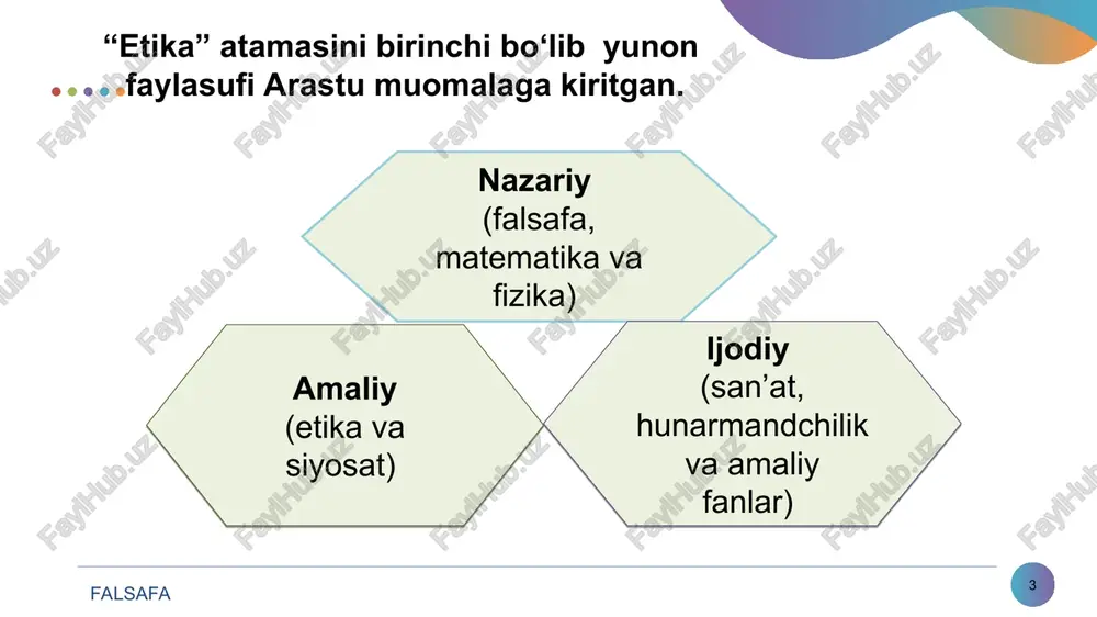 etika fanining predmeti va jamiyatdagi ahamiyati - Page 3