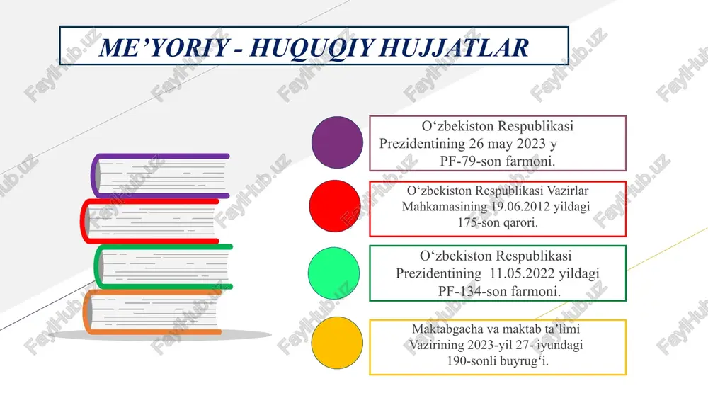 ifatida foydalaniladi yoki ko‘chirib olinadi. buyuk britaniya school governing bodies: ota-onalar kengashi a'zolari maktabning rivojlanish rejasini ishlab chiqishda faol ishtirok etadi va maktabning kundalik faoliyatini kuzatib boradi. maktab ish rejalarini kuzatuv kengashi fikrlarini inobatga olgan holda va infratuzilmadan kelib chiqqan holda tuzish kerak. 2 maktablarda har chorak yakuni bo‘yicha ota-onalar yig‘ilishlari o‘tkaziladi. finlandiya- parents' committees:- bu qo‘mitalar ota-onalar va o‘qituvchilar o‘rtasidagi muloqotni rivojlantirish, maktab muhitini yaxshilash va o‘quvchilarning ta’lim olish sharoitlarini yaxshilash uchun faoliyat yuritadi. maktablarda har chorak yakuni bo‘yicha ota-onalar yig‘ilishlari va turli xil o‘quvchilarni rivojlantiruvchi konferensiyalar sonini ko‘paytirish kerak. mavzuni qiyosiy tahlil etilganligi fr t/r amaldagi holat (o’zbekistonda) amaldagi holat (xorijda) takliflar 3 maktabda ota-onalar ko‘ngilli sifatida asosan obodonlashtirish va ta’mir ishlariga jalb qilinadi. aqsh- pta (parent-teacher association): ota-onalarga maktab hayotida faol ishtirok etish imkoniyatini beradi. bu orqali ota-onalar maktab tadbirlarida ko‘ngilli sifatida ishlaydi, moliyaviy yordam ko‘rsatadi va maktab boshqaruvi bilan yaqin aloqada bo‘ladi. maktablarda psixolog va kutubxonachilarning …