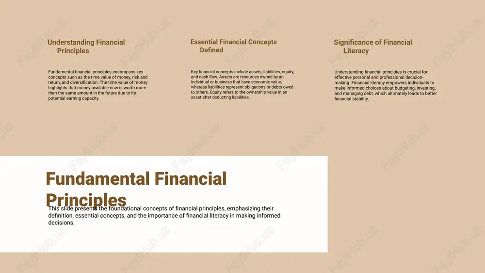 ccessible. as digital solutions for financial management gain popularity, traditional institutions must innovate to stay competitive in this fast-evolving landscape. shifts in investment strategies recent trends have led to a reevaluation of investment strategies among investors. there is a noticeable shift towards sustainable and socially responsible investing, focusing on environmental, social, and governance (esg) criteria. moreover, alternative investments, such as cryptocurrencies and real estate crowdfunding, are becoming more popular as investors seek diversification and higher returns. current trends in global finance this slide examines the recent developments in global finance, emphasizing the impact of technology and evolving investment strategies. it highlights how these trends shape the future of finance, urging adaptation and innovation in financial practices. importance of sustainable investing sustainable investing integrates environmental, social, and governance (esg) factors into investment choices. this strategy not only targets competitive financial returns but also addresses critical global issues like climate change and …