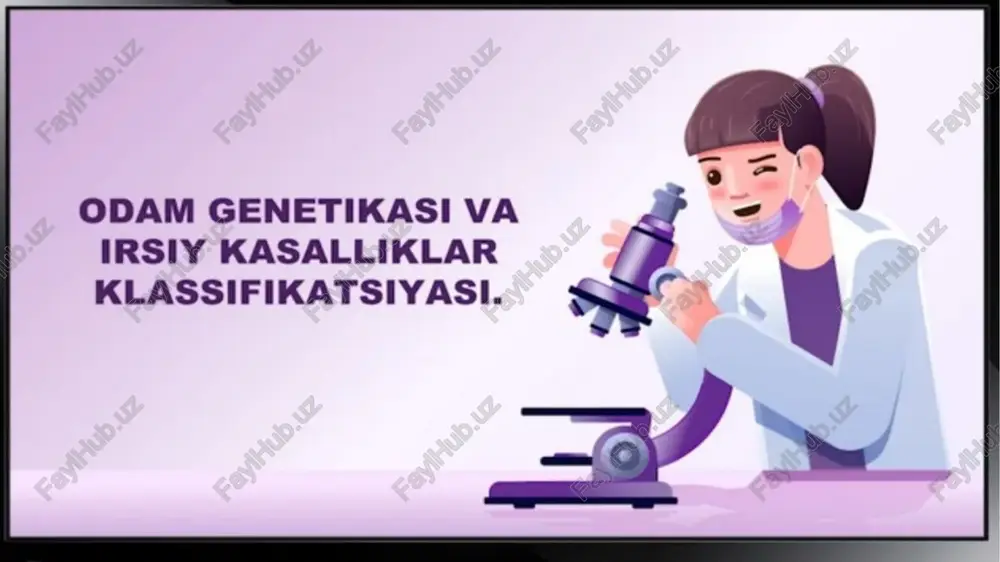 odamlarda genetika va irsiy kasalliklar - Page 3