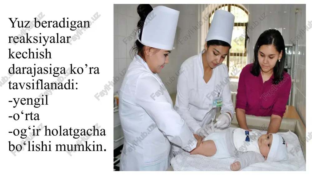 emlashdankeyingi reaksiyalar va asoratlar - Page 3