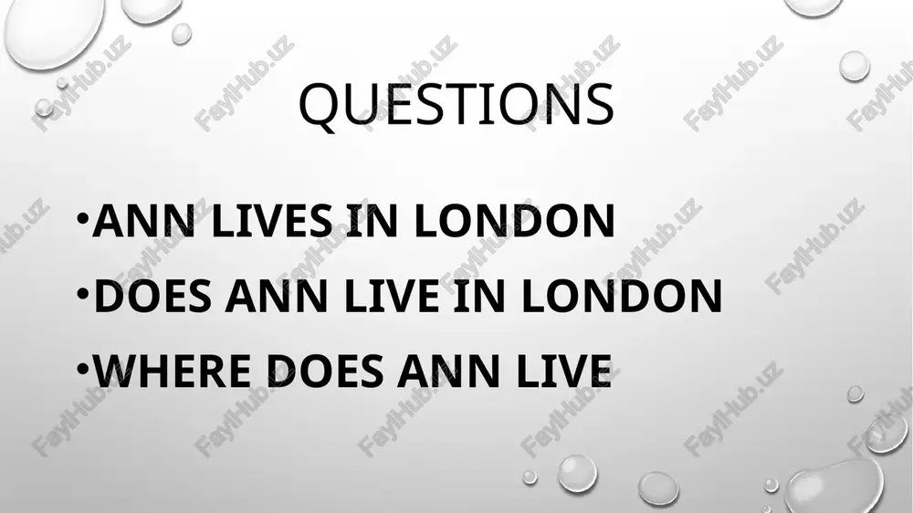 present simple: questions and negatives - Page 3