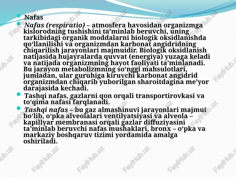 bemorlarda kuzatiladi keskin yo’tal ko‘p hollarda traxeobronxit, plevrit, zotiljamda. jarangdor dag‘al (“it hurishi” deb nomolgan)yo‘tal o‘tkir laringitda, bolalarda esa bo‘g‘ma kasalligida. it hurishi yo‘tali, odatda tovush xirillashi yoki afoniya bilan birgalikda kuzatiladi tovushsiz yo‘tal tovush burmalari falaji yoki yemirilishida (afoniya bilan birgalikda), traxeostomada, shuningdek, bemor o‘ta holsizlanganda kuzatiladi bo‘g‘iq va kuchsiz yo‘tal o‘pka emfizemasi bilan asoratlangan surunkali obstruktiv bronxitda balg’am balg‘am (lot. sputum) deb yo‘tal vaqtida patologiyasi o‘zgargan traxeya, bronx va o‘pka shilliq qavatida ajraladigan sekretsiyaning so‘lak va shuningdek burun bo‘shlig‘i shilliq qavati va burun atrofi bo‘shlig‘ining sekretsiya aralashmasiga aytiladi. balg‘am (sputum) xususiyatiga ko‘ra yo‘tal ajralmalarsiz ya’ni quruq va turli miqdor hamda sifatga ega balg‘am ajralishi bilan (sputum) kechishi mumkin. ba’zi kasalliklar masalan, laringit, quruq plevrit va bosh bronxning bifurkatsiya sohasidagi limfa tugunlari kattalashganda (sil, limfogranulematoz, rak metastazlari va boshqalar) bemorlarni faqat quruq yo‘tal bezovta qiladi. bronxit, o‘pka sili, pnevmoskleroz, absess, o‘pkaning bronxogen raki avval quruq so‘ngra balg‘am ajralashuvchi yo‘tal …