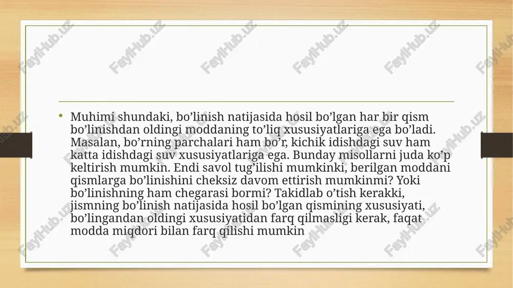 molekular massasi va o’lchamlari - Page 3