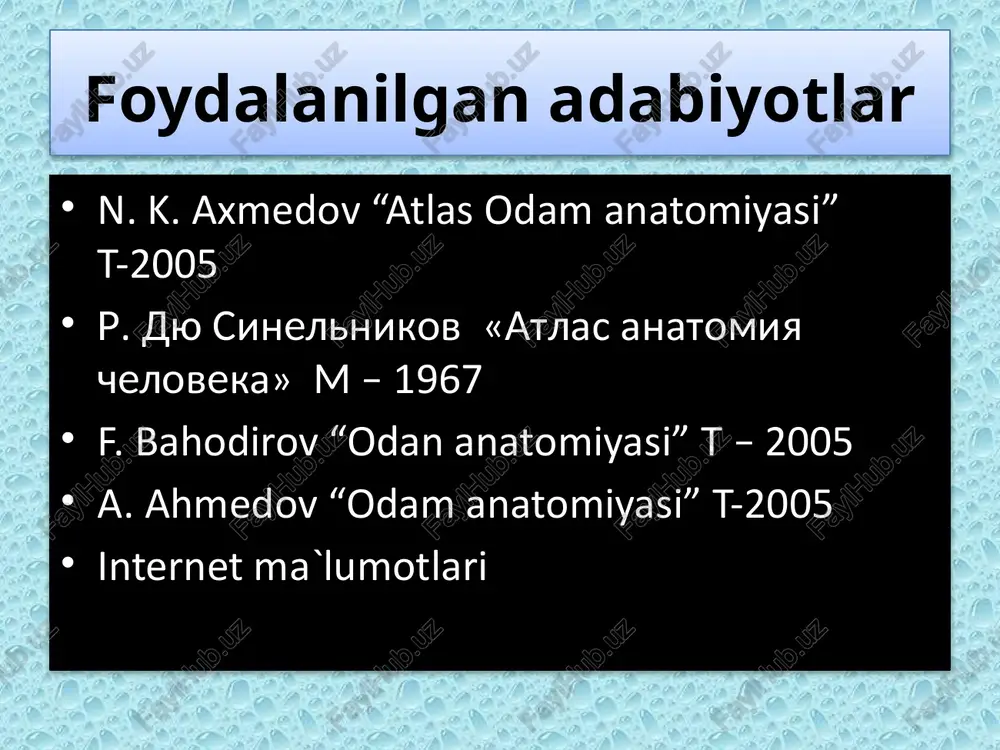 syndesmologiya–suyaklar birlashuvi haqida bilim - Page 3