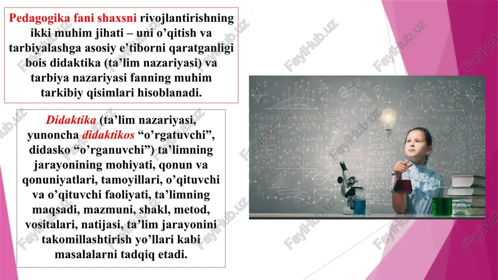 nd-nasihat, ta’lim-tarbiyaga oid yetuk didaktik asar, har tomonlama yetuk insonni tarbiyalaydigan darslik ekanligi yaqqol ko’rinib turibdi. “qqutatg’u bilik” asari sharqda pandnoma turkumidagi an’anaviy kitob tuzish tartibiga rioya qilingan holda tuzilgan. o’quv qayda bo’lsa ulug’lik bo’lar, bilim kimda bo’lsa, buyuklik bo’lar. o’quv qut beradi, bilim – shon-shuhrat, shu ikkov tufayli ulug’dir inson. yaxshi nom oladi, ko’r, ezgu kishi, yomonlar nasibi – el – yurt qarg’ishi. kishiga chiroydir uyat-andisha, u asrar nojo’ya ishdan hamisha. yomonlik qilganning ulushi - o’kinch, yomonga yaxshi bo’l, mayli har qachon. kaykovusning “qobusnoma” asarining tarbiyaviy ahamiyati. kaykovusning o’zi ta’kidlaganidek, butun bir asar oxirgi bobda ta’rif berilgan javonmardlar tarbiyasiga bag’ishlangan. kaykovus “… barcha fikr va tushunchalarni sening uchun kitobga yozdimva har bir ilm, har hunar va har peshakim bilur edim, hamma qirq to’rt bobda bayon etdim”, deyish bilan har bir yoshning aqliy, jismoniy tarbiyasiga oid turmush tajribasi bilan bog’langan holda kamolga yetkazish yo’llari va usullarini bayon etgan. foydalanilgan adabiyotlar: …