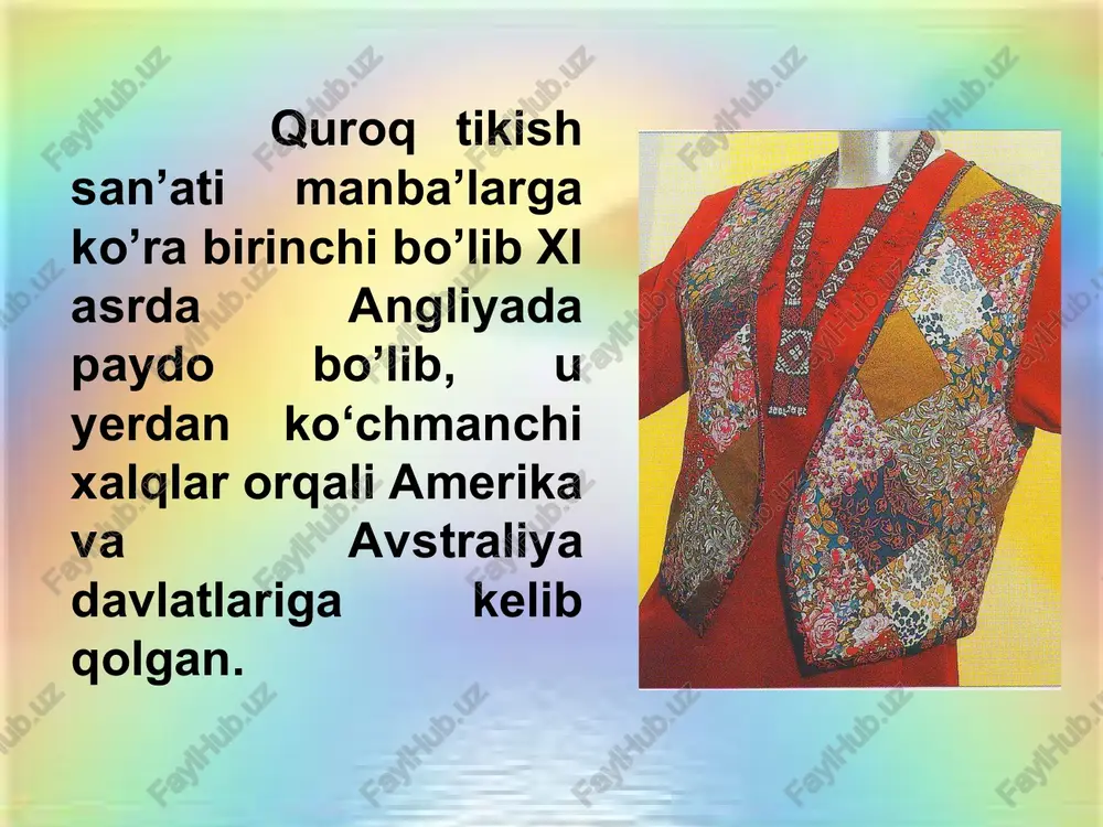 n tikish uchun gazlama qiyqimlari olib kelish