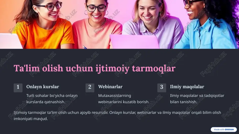 foydali ijtimoiy tarmoqlar va shaxsning rivojlanishi - Page 3