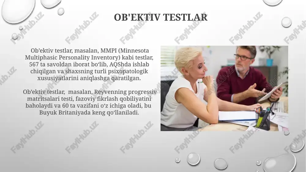 ning 30 dan ortiq algoritmlarini qo'llash orqali, xatolik darajasini 5% gacha kamaytirishga qaratilishi mumkin, ayniqsa, o'zbekiston sharoitida. madaniy farqlar va shaxsiyatni baholash 200 dan ortiq psixologik o'lchov vositalari mavjud bo'lib, ularning ba'zilari aqshda, boshqalari esa yaponiya kabi boshqa mamlakatlarda ishlab chiqilgan va madaniy kontekstni hisobga olgan holda moslashtirilishi kerak. madaniy farqlar, masalan, individualizm va kollektivizm o'lchovlari (hofstede indeksiga ko'ra 60 dan ortiq mamlakatlar bo'yicha) shaxsiyat testlarining natijalariga sezilarli ta'sir ko'rsatishi mumkin. psixometrik xususiyatlar iqtidor testlari, masalan, stenford-binet intellekt testi, psixometrik xususiyatlarni o'lchashda 100 balldan iborat shkala bo'yicha natijalarni taqdim etib, shaxsning kognitiv qobiliyatlarini baholashga imkon beradi. psixometrik xususiyatlarni o'lchashda, masalan, "big five" modeli bo'yicha 5 ta asosiy xususiyatni (ekstraversiya, uyg'unlik, vijdonlilik, ochiqlik va neyrotizm) aniqlash uchun 16pf kabi testlar 1949-yilda reyven tomonidan aqshda ishlab chiqilgan. shaxsiyat xususiyatlarini o'lchashning ahamiyati ishga qabul qilish jarayonida shaxsiyatni baholash, 85% hollarda xodimlarni tanlashda xatoliklarni kamaytiradi, natijada ish joyidagi muammolarni 25% ga kamaytirib, singapur kabi …