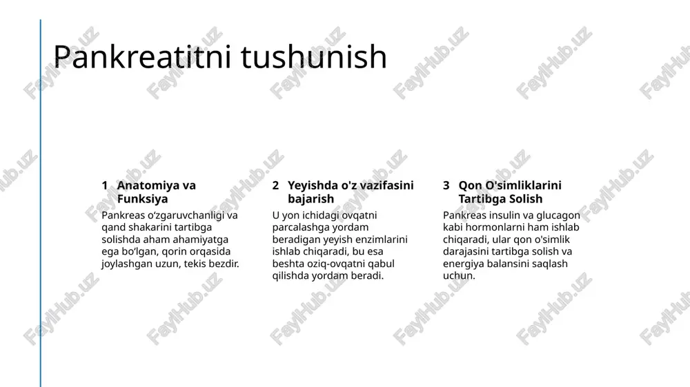 lish uchun antibiotiklar umid qilinadi. 2 oziq-ovqatning qo'llab-quvvati kasallar maxsus ovqatga ega bo'lishlari mumkin, bu yerda quyidagi ovqatlar kiradi 3 intervensiyal jarayonlar in qattiq holatlarda, xirurgik intervensiya yoki endoskopik jarayonlar pankreastan to'siqni olib tashlash yoki suyagini bo'shatish uchun zarur bo'lishi mumkin. kambag'alikli pankreatit uchun doriy vositalar o'g'riqni boshqarish acetaminophen, ibuprofen yoki retseptli opioidlar kabi dori bilan bog'liq sorunli pankreatitni boshqarish uchun dori ishlatilishi mumkin. yeyish enzimlari qo'shimchalari pankreatitga ega qayg'uli odamlarga creon yoki zenpep kabi pankreatik enzimlarni almashtirish terapiyasi (pert) doriy vositalari yordam berishi mumkin, bu ularning ovqat va moddalarini to'g'ri tarzda antidepresantlar ssri (selektiv serotonin qaytarilish inhibitorlari) yoki tritsiklik antidepresantlar, xafsiz pankreatitning hissiy zararlarini boshqarishga yordam berish uchun nazorat qilinishi mumkin. pankreatit uchun xirurgik intervensiyalar qattiq holatlarda drenaj jarayonlari xirurgik intervensiyalar pankreatit uchun, sharoitning qattiq holatlari uchun perkutannyi yoki endoskopik drenaj kabi drenaj jarayonlarini o'z ichiga oladi. surunkali pankreatit uchun pankreatektomiya chronic pankreatit holatlari uchun, jinoyatli interventsiyalarga distal pankreatektomiya …