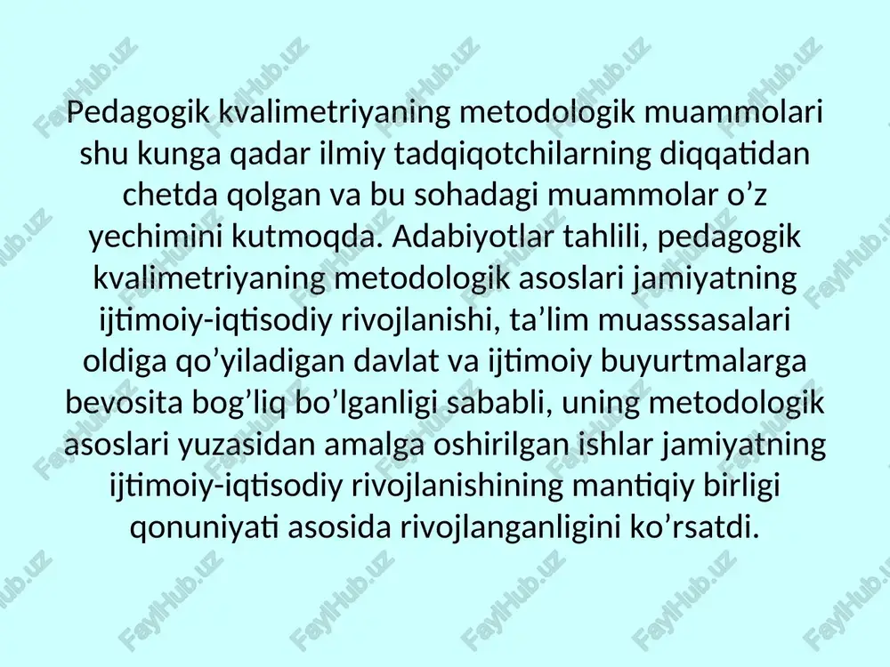 pedagogik kvalimetriyaning dolzarb muammolari - Page 3