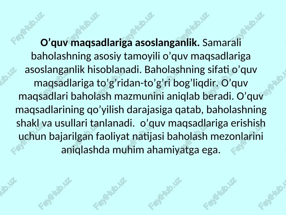 o‘quv maqsadlari va ularning turlari - Page 3
