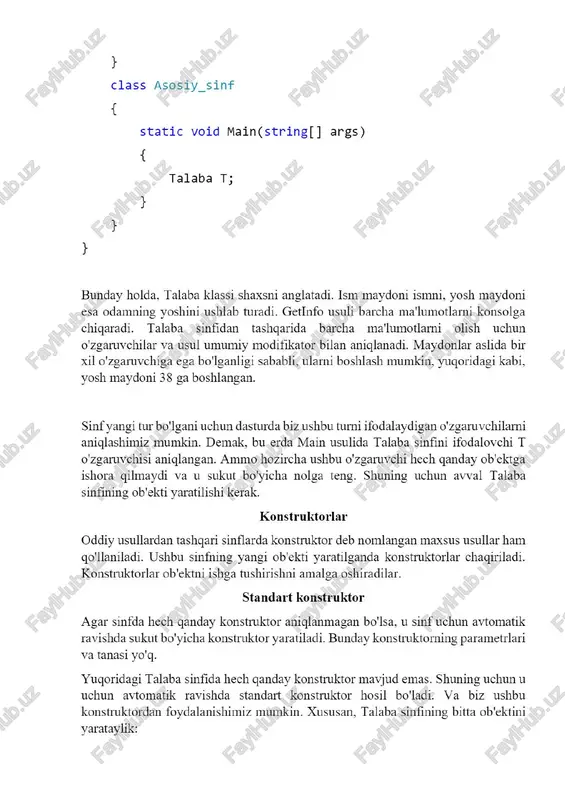 obyektga yonaltirilgan dasturlash - Page 3