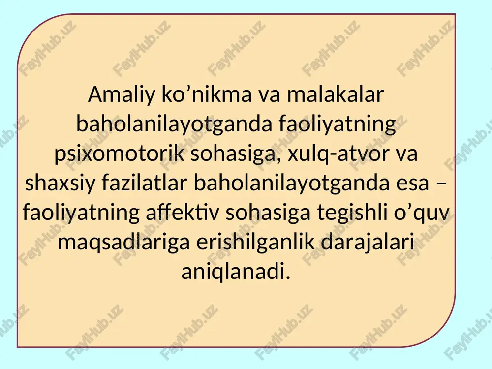 talabalarning malaka va kompetensiyalarini baholash - Page 3