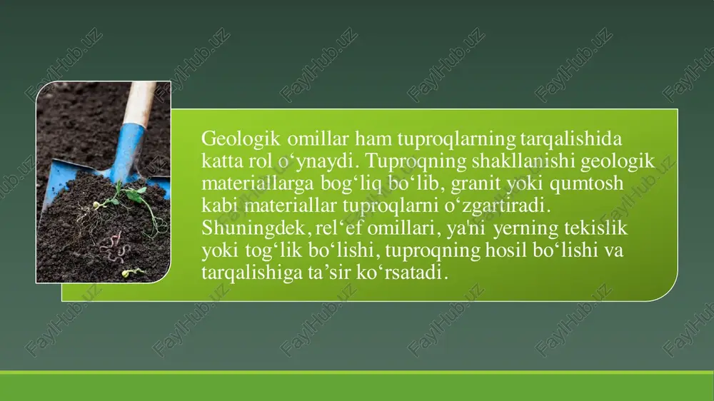 tuproqlarning geografik tarqalishi - Page 3