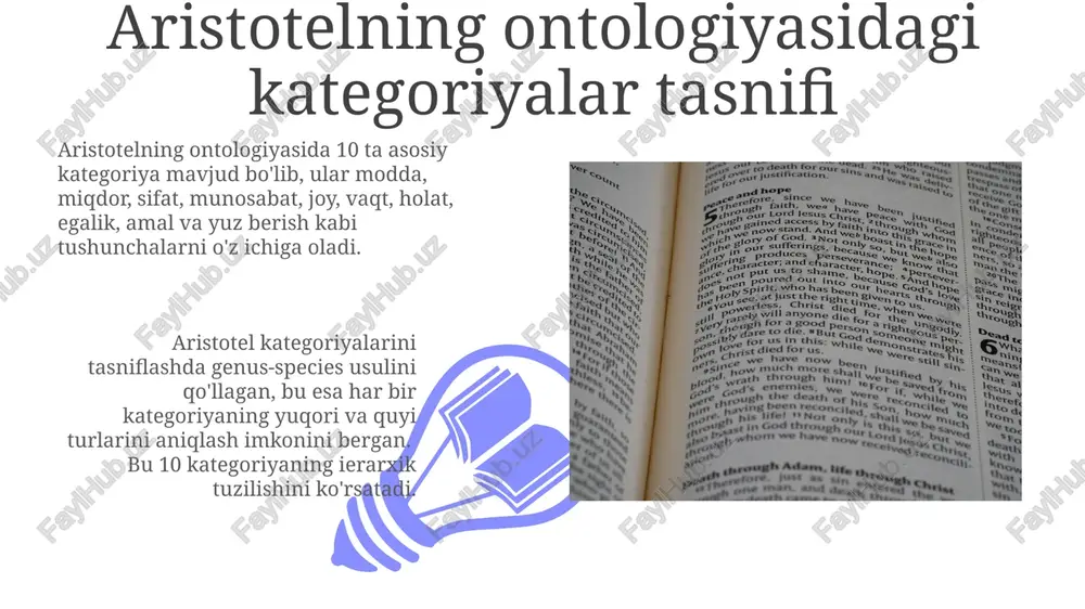 aristotelning ontologiyasidagi kategoriyalar tasnifi - Page 3