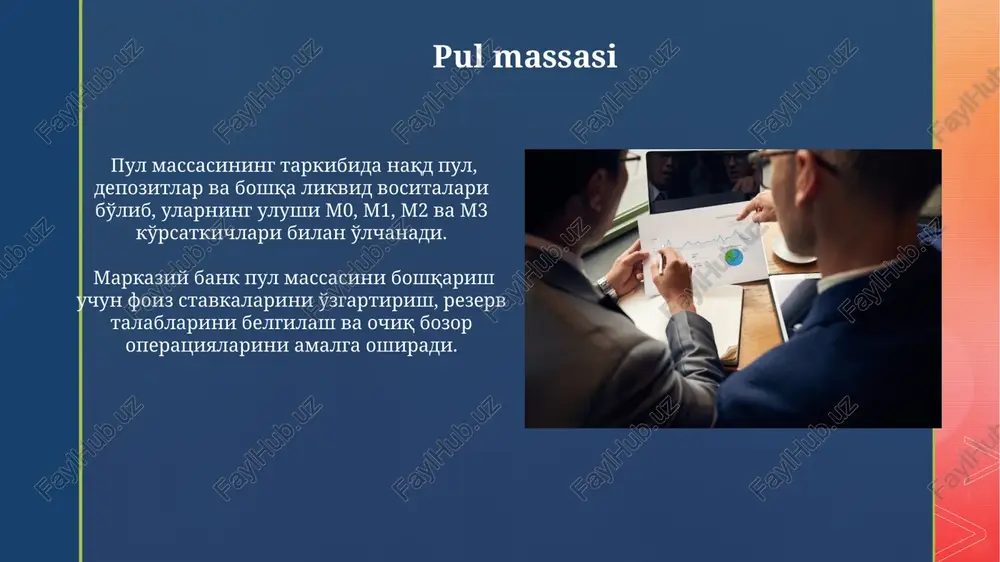 ichki mahsulot (yaim)ning o'sish sur'atlariga, energiya import qiluvchi mamlakatlarning to'lov balanslariga sezilarli ta'sir ko'rsatadi. savdo balansi salbiy savdo balansi, ya'ni import eksportdan yuqori bo'lganda, to'lov balansi defitsitini keltirib chiqarishi va mamlakatning tashqi qarzlari miqdorini oshirishi mumkin, masalan, 20% ga. savdo balansi valyuta kurslariga ta'sir qiladi, chunki katta miqdordagi eksport valyuta zahiralarini oshirib, milliy valyutaning qadrlanishiga olib kelishi mumkin. masalan, 5% dan ortiq eksport o'sishi. e'tiboringiz uchun rahmat @taqdimot_robot image4.jpg image5.jpg image6.jpg image7.jpg image8.jpg image9.jpg image10.jpg image11.jpg image12.jpg image13.jpg image14.jpg image15.jpg image2.png image3.png