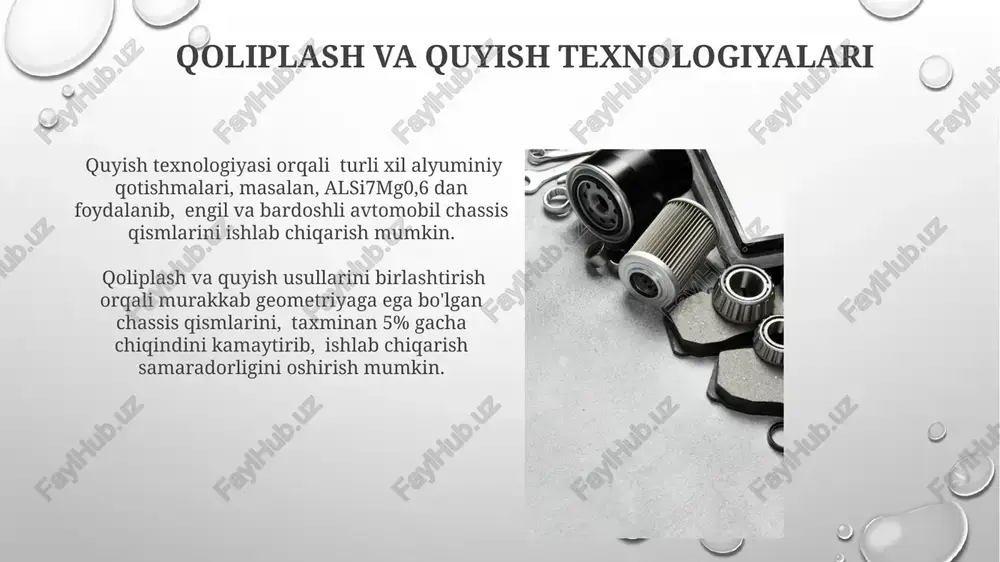 avtomobil disklarini va shassi qisimlarini ishlab chiqarish jarayoni - Page 3