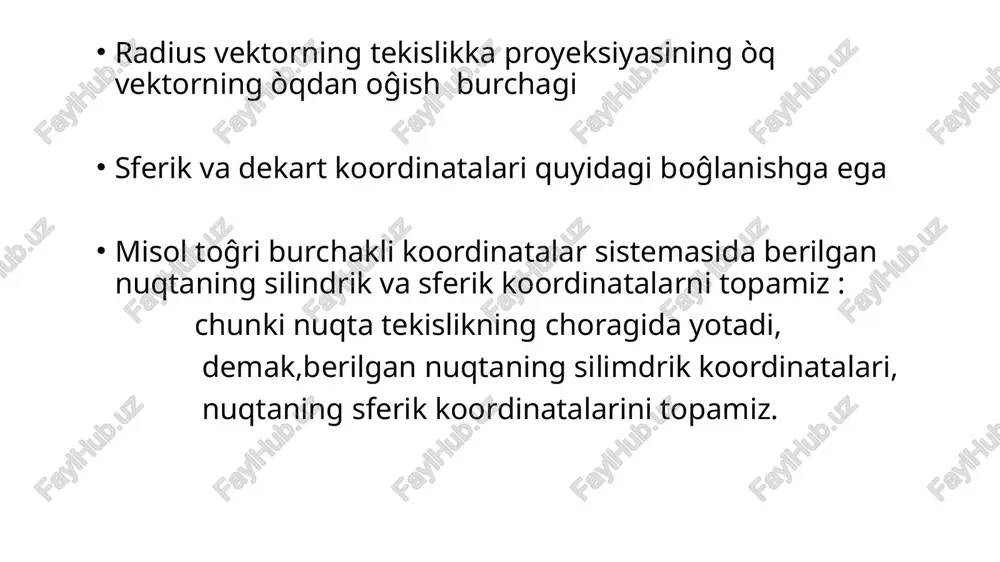 silindrik vasferik koordinatalar sistemas - Page 3