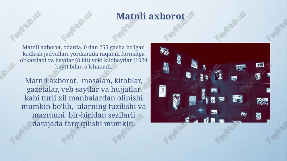 axborot tushunchasi va axborot turlari - Page 3