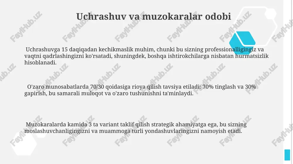 ish uchrashuvlari odobi - Page 3